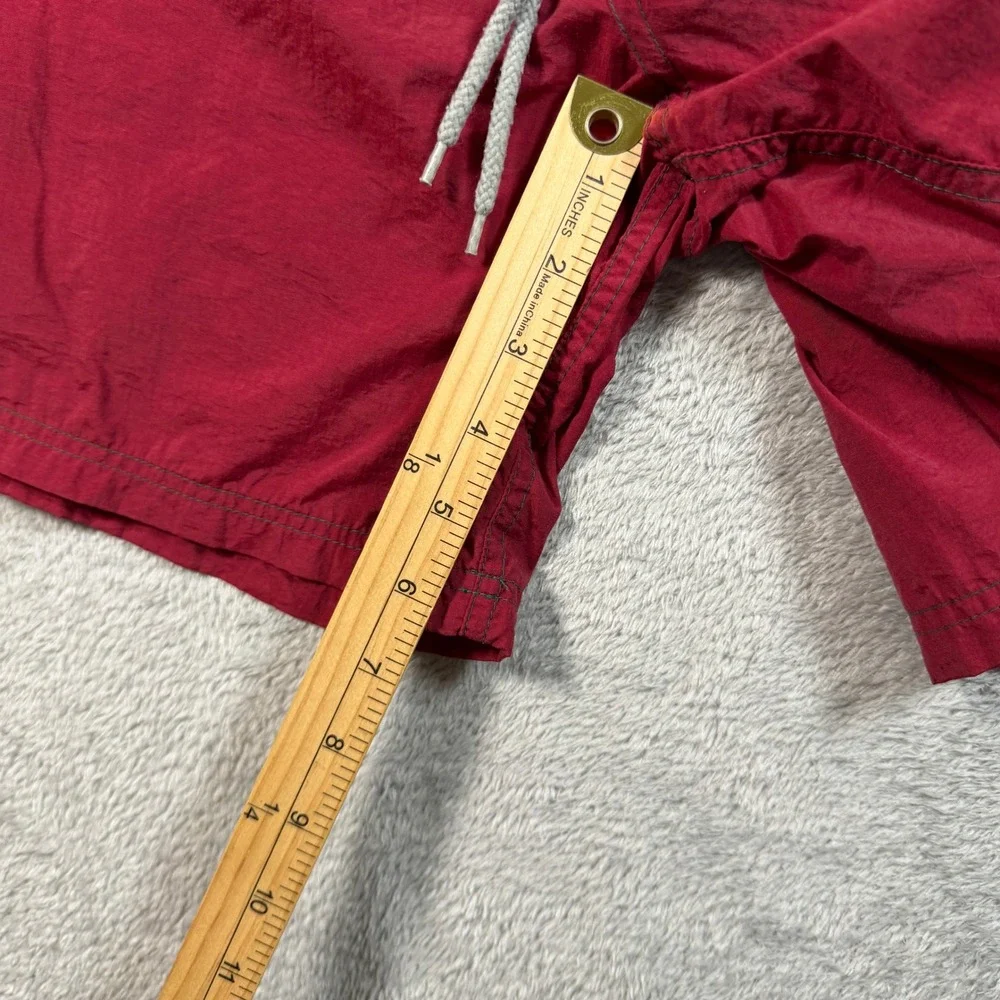 Vintage Ocean Pacific Board Shorts Mens 32 Red Noseriders Nylon Surf Trunks 90s